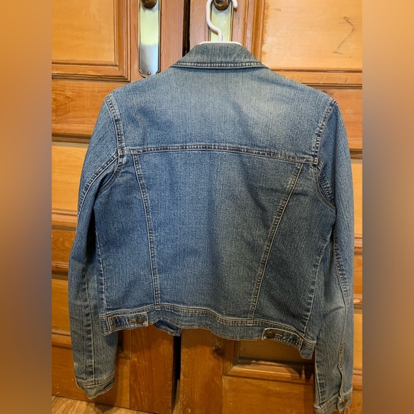Great little distressed jean jacket. - Picture 3 of 4